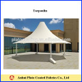 100% polyester pvc coated waterproof pvc membrane architecture fabric